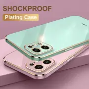Shockproof Case For Oppo Find X5 Pro Lite X3 X2 Lite Plating Silicone Soft Cover