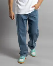 [Levi's] Levi's Men's 568 Loose Straight Jeans in Blue Essentials Size 32 32 Blue Essentials