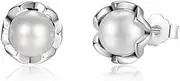 [Generic] Cultured Elegance Stud Earrings with White Fresh Water Cultured Pearl Jewelry