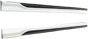 Compatible for Mazda3 Axela 2020 2021 2022 2023+ 2Pcs/1Set ABS Paint Bumper Lip Side Skirt Splitters Cover(ABS Baking Paint)
