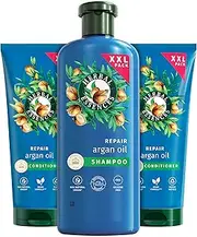 Herbal Essences Repair Shampoo and Conditioner Set with Argan Oil 550 ml from Damaged to Smoother, Shiny Hair, Intensive Care. Ingredients of Natural Origin. Vegan, Silicone-Free