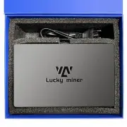 Lucky Miner LV08 4.5Th/S Bitcoin BTC Miner WIFI SHA-256 Solo Mining Lotto Device