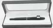 Pilot Vanishing Point Matte Black Fountain Pen - 18kt Fine Nib - New In Box