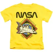 NASA Boys T-Shirt 1981 Space Shuttle Yellow Tee