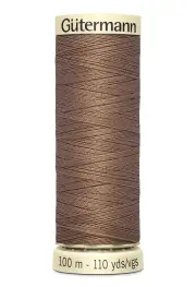 Gutermann Sew-all Thread 100m #454 MID MOCHA BEIGE, 100% Polyester