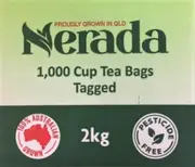 Nerada Tea Cup Bags String & Tag 1000 Pack x 1