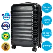 Olympus Noctis Suitcase 28in Hard Shell ABS PC - Stygian Black Travel Luggage