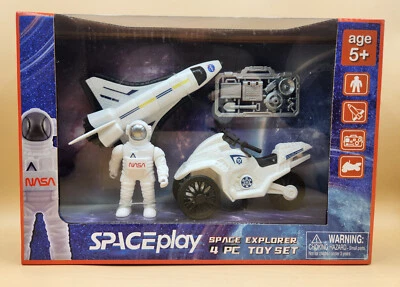 4 Piece NASA Space Play Space Explorer Toy Set Ages 5+, BRAND NEW