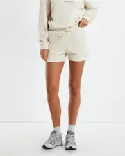 Subtitled State Fleece Shorts Oat