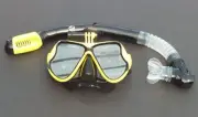 Snorkeling Diving Liquid Silicone Set WIL-DS-33Y GoPro Mask and Dry Snorkel