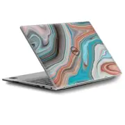 Skins Decal Wrap for Dell XPS 13 Teal Blue Brown Geode Stone Marble