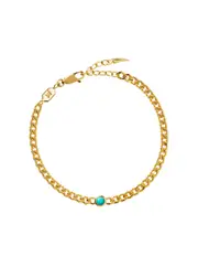 Missoma December Birthstone 18kt Gold Vermeil Bracelet ONE SIZE