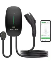 Smart Home EV Charger, LEVEL1-2(40A 240V), N 14-50P, 23ft Cable J1772