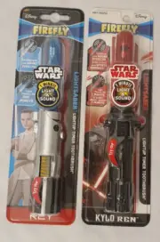 Firefly Disney Star Wars Light and Sound Rey and Kylo Ren Toothbrush Pack