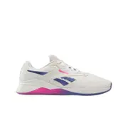 Reebok Nano X4 Women Training Shoes Chalk/Step Purple/Laser Pink Footwear
