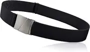 [ONE-BELT] No Show Invisible Elastic Belts for Women & Men 1.5" adjustable Non Slip Fits waist upto 50 Inch. Designed in USA.