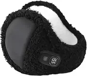 [Generisch] Running Earmuffs for Men in Winter, Heating Ear Warmers, 3 Temperature Modes, Fleece Lining, Thermal Earmuffs - Worn the Back for Automatic Shut-Off in Cold Weather, Single Attribute, Siehe