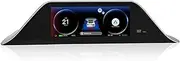 Car Heads Up Display Fit for ModelY/3 LCD Instrument Panel Touch Screen Instrument Panel Head-up Display with Carplay Android Auto Digital Speedometer(Without Camera)