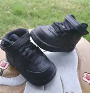 Nike Air Force 1 Mid "BLACK" BRAND NEW Toddler 3C