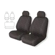 Tailor Made Black Velocity Car Seat Covers for Toyota LandCruiser VDJ76R VDJ79R