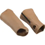 Leather Arm Chaps Tan Regular Small