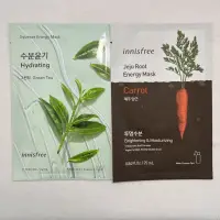 在飛比找蝦皮購物優惠-innisfree 我的真萃能量面膜 綠茶 濟州根莖植萃面膜