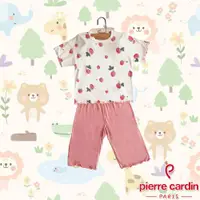 在飛比找ETMall東森購物網優惠-Pierre Cardin皮爾卡登 女兒童可愛草莓短袖兩件式