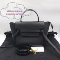 在飛比找蝦皮購物優惠-二手精品 CELINE 賽琳 黑色belt bag micr