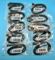 New Qty 20 Lot Gigabyte Asus SATA III SSD HDD Data Cables w/ Locking Latch 6Gbit
