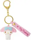 "Clearance" Sanrio My Melody 3D Pink Star Bag Tote Clip Key Chain Charm Holder