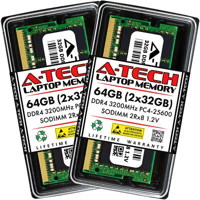 64GB 2x32GB DDR4-3200 Fujitsu ESPRIMO G5010 Q7010 G9010 D3814 Memory RAM