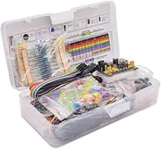 New Breadboard Set Electronics Component DIY Kit with Plastic Box for R3 Component Package