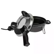 Total Chef Electric Pressure Cooker Pot 3 Qt. 450W Cool-Touch Handles in Black