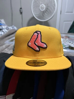 new era fitted hat 7 1/2 Boston Red Sox