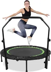 ADVWIN 48" Mini Trampoline Rebounder Max Load 200KG, Fitness Trampolines with...