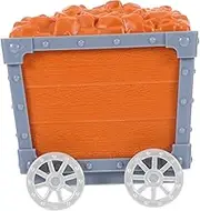 ibasenice Mineral Car Cart for Mining Cart Trolley Treasure Chest Treasure Chest for Party Favor Mining Plastic Orange
