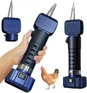 Electric Handheld Chicken Plucking Machine, 12000r/min Portable Feather Plucking Machine Fully Automatic, Household Poultry Plucking Tools, Food Processing and Cooking Helper