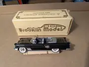 1958 PONTIAC BONNEVILLE CONVERTIBLE BROOKLYN DIECAST CAR 1/43 BEAUTIFUL MINT