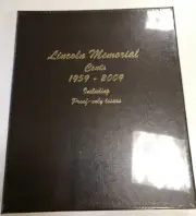 NEW Dansco 8102 Lincoln Memorial Cents 1959-2009 with Proofs Supreme Coin Album