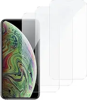 BUCKKO HD Clear Glass Screen Protector Film for iPhone XS Max/ 11 Pro Max, Tempered Glass Explosion-proof Nano Coated Filter 【Anti-Oil】【Anti-Shatter】【Anti-Fingerprint】【Full Coverage】【Hardness 9H】- Full 3 PCS