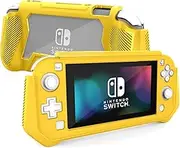 Kmasic Taric Pro Series Case Designed for Nintendo Switch Lite 2019 Release, Full-Body Rugged Protective Case, Yellow