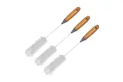 3x White Magic Bamboo Recycled Eco Basics Bottle Brush Scrub Kitchen Cleaner
