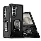 For Samsung Galaxy Z Fold 6 5 4 Ring Kickstand Heavy Duty Armor Shockproof Case