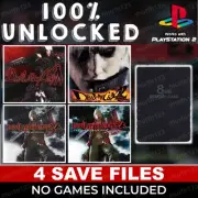 DEVIL MAY CRY 1 2 3 | PS2 MEMORY CARD SAVES | 100% Unlocked! Dante's Awakening