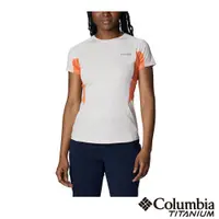在飛比找PChome24h購物優惠-Columbia 哥倫比亞 女款- 鈦 酷涼快排短袖上衣-橘