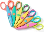 Mr. Pen- Craft Scissors Decorative Edge, 6 Pack, Scissors, Zig Pastel