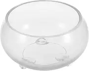 EXAOMBLE Glass Bubble Bowl Terrarium Round Fish Tank for Betta Fish Hydroponic Plants Decorative Centerpiece for Home Wedding Artistic Glass Vase for Indoor Display