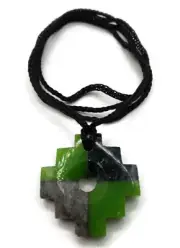 Handmade Peruvian Inca Chakana Stone Necklace Natural Stone