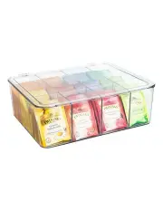 [Little Label Co] Multi Use Storage Box With Removable Dividers in Clear