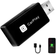 Wireless CarPlay Adapter Converts Wired to Carplay Wireless Adapter for iPhone